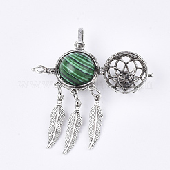 Alloy Cage Big Pendants&nbsp;G-S246-16