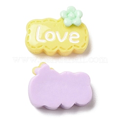 Cartoon Opaque Resin Cabochons&nbsp;X-RESI-C039-01F