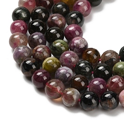 Natural Multicolor Tourmaline Beads&nbsp;G-C259-B05-6mm