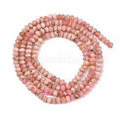 Natural Argentina Rhodonite Beads Strands&nbsp;G-B175-A18-2x3mm