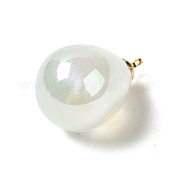 8Pcs UV Plating Acrylic Pendants&nbsp;FIND-YW0002-04F