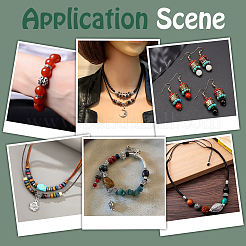 200Pcs 10 Styles Tibetan Style Alloy Spacer Beads&nbsp;FIND-PH0025-38