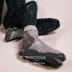 Preciosa&reg Crystal Hotfix Flatback Stones&nbsp;Y-PRC-HSS6-30020-200