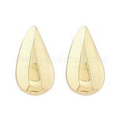 Teardrop Brass Stud Earrings&nbsp;EJEW-Q015-20A-G