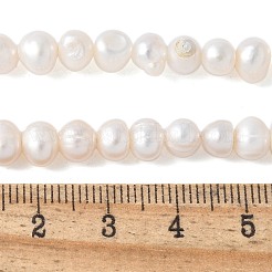 Natural Cultured Freshwater Pearl Beads Strands&nbsp;PEAR-I007-07O-10C