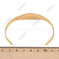 Religion Saint Benedict 201 Stainless Steel Cuff Bangles for Women&nbsp;BJEW-K301-01G