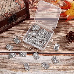 36pcs 6 style Tibetan Style Alloy Pendants&nbsp;FIND-SC0003-55