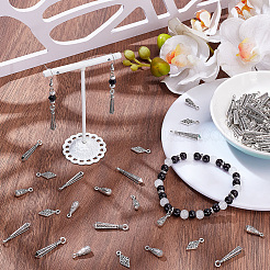 120Pcs 3 Styles Tibetan Style Alloy Pendants&nbsp;FIND-SC0025-52