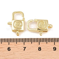 Brass Lobster Claw Clasps&nbsp;KK-B167-17G