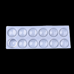 Transparent Glass Cabochons&nbsp;GGLA-R026-48mm-B