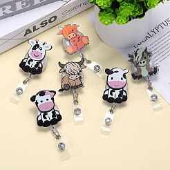 Acrylic & ABS Plastic Badge Reel&nbsp;AJEW-SZ0002-49B