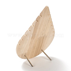 Teardrop Wood Jewelry Necklace Organizer Display Stands&nbsp;ODIS-B001-02