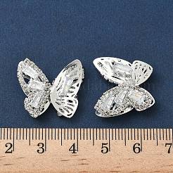 Brass Micro Pave Cubic Zirconia Beads&nbsp;KK-S336-14S-C