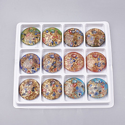Handmade Gold Sand Lampwork Pendants&nbsp;LAMP-S189-12-B