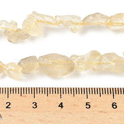 Raw Rough Natural Lemon Quartz(Heated) Beads Strands&nbsp;G-M453-C01