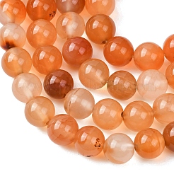 Natural Carnelian Beads Strands&nbsp;G-N0006-8mm-17