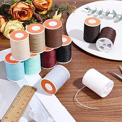 11 Rolls 11 Colors Round Waxed Polyester Cord&nbsp;YC-PA0001-01