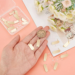 20Pcs Brass Stud Earring Findings&nbsp;KK-BC0008-58