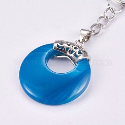 Natural Agate Keychain&nbsp;KEYC-P041-D14