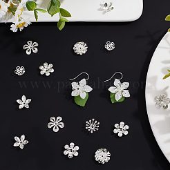 70Pcs 7 Style Brass Bead Caps&nbsp;KK-BBC0003-55
