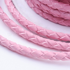 Round Braided Cowhide Cords&nbsp;WL-L009-01P