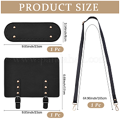 1Set PU Leather Bag Bottom and Handles&nbsp;AJEW-CL0001-62A