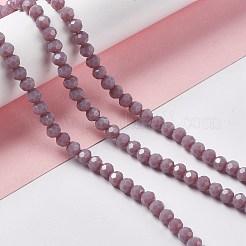 Faceted(32 Facets) Glass Beads Strands&nbsp;EGLA-J042-36B-13