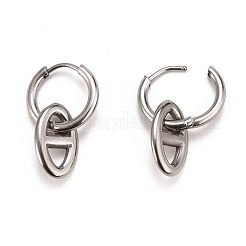 Tarnish Resistant Soda Pull Tab Earrings&nbsp;EJEW-JE04398
