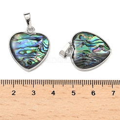 Abalone Shell/Paua Shell Pendants&nbsp;SSHEL-L008-03P-1