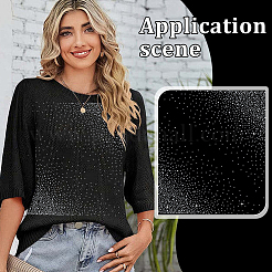 14Pcs Glass Rhinestone HTV Transfer Vinyl Sheets&nbsp;DIY-FG0010-29C