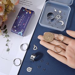 DIY Charm Finger Ring Making Kit&nbsp;DIY-SC0023-61