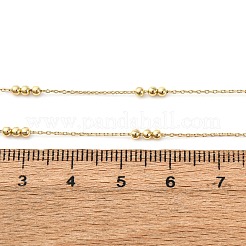 2MM Brass Round Ball Cable Chain Necklaces&nbsp;X-MAK-L045-01G