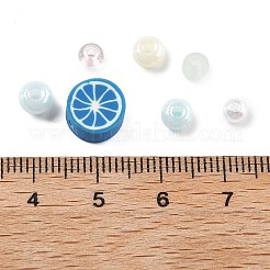 (Defective Closeout Sale: Disordered )DIY 9 Style Glass & Resin & Polymer Clay Beads Jewelry Making Finding Kit&nbsp;DIY-XCP0003-53