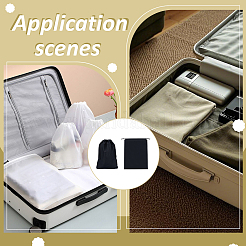 12Pcs Polyester Storage Drawstring Bags&nbsp;ABAG-GO0001-22