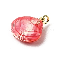 Brass Enamel Pendants&nbsp;KK-I378-12G-B