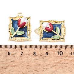 Alloy Enamel Pendants&nbsp;FIND-M060-09D-G