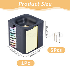 ABS Plastic Pop-up Note & Roll Sticky Note Dispenser&nbsp;AJEW-WH0695-247B
