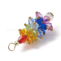 Chakra Theme Acrylic Pendants&nbsp;PALLOY-JF03055