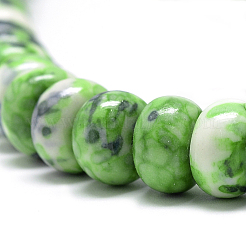 Synthetic Ocean White Jade Beads Strands&nbsp;G-S257-5x10mm-11