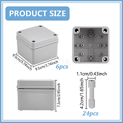 Outdoor Waterproof ABS Plastic Cable Boxes&nbsp;CON-WH0089-232B
