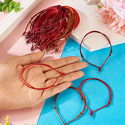 40Pcs 4 Colors Adjustable Nylon Cord Bracelets Making&nbsp;BJEW-TA00672