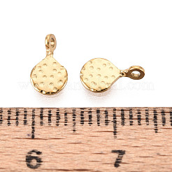 304 Stainless Steel Teardrop Charms&nbsp;X-STAS-T072-40G
