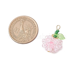 Fruit Glass Pendants&nbsp;PALLOY-MZ00804-02