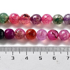 Natural Agate Round Beads Strand&nbsp;G-L085-8mm-01