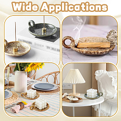 2Pcs Porcelain Candle Holders&nbsp;DJEW-PH0001-86B