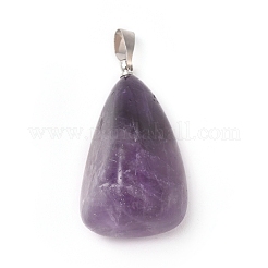 Natural Amethyst Pendants&nbsp;G-k302-B11