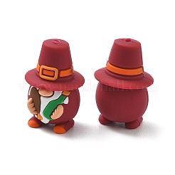 3D Thanksgiving Day Food Grade Silicone Focal Beads&nbsp;SL-CBA05A0-04