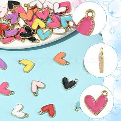 66Pcs Alloy Enamel Charms&nbsp;ENAM-FS0004-25