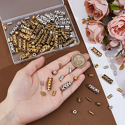 150Pcs 15 Styles Tibetan Style Hollow Beads&nbsp;FIND-PH0026-72