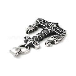 304 Stainless Steel Manual Polishing Pendants&nbsp;STAS-G274-26AS
